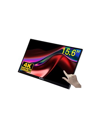 Verbatim Portable Touchscreen Monitor Ultra HD 4K - 15.6”
