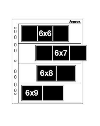 Hama Negative sleeves, 60 - 70 mm, Glassine matt photo album 4 sheets 60 x 70 mm