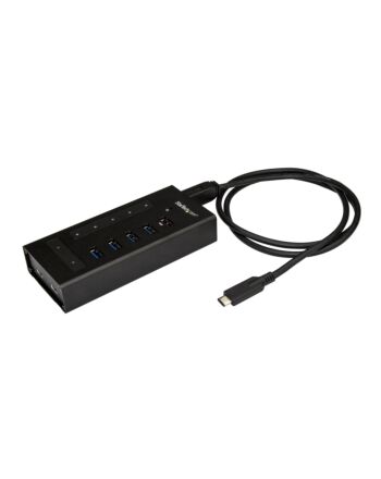StarTech.com 7 Port USB C Hub - USB Type-C to 2x USB-C/5x USB-A - Commercial Metal USB 3.0 Hub - SuperSpeed USB 3.2 Gen 1 (5Gbps) - Self Powered - BC 1.2 Fast Charge - Mountable/Rugged