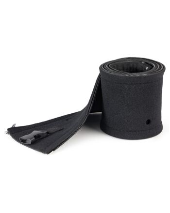 StarTech.com 40" (1m) Neoprene Cable Management Sleeve with Zipper & Buckle - 1.2" (3cm) Diameter - Computer/PC Power/Network/AV Cord Cover/Manager - Flexible Cable Organizer Wrap - Black