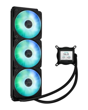 ASUS Prime LC 360 ARGB LCD Processor All-in-one liquid cooler 12 cm Black