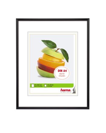 Hama Sevilla Single picture frame Black, Transparent