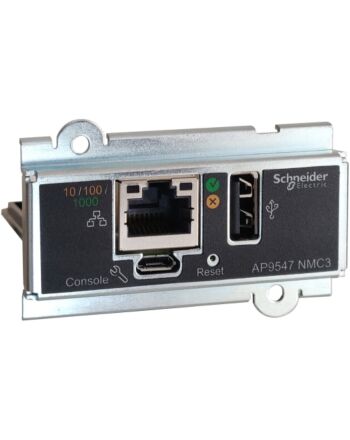 APC Network Management Card, Network Management Cards, for Easy UPS 3 Series, 3-Phase, remotely monitor and manage the UPS