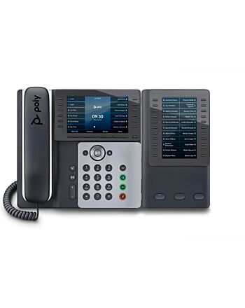 POLY Edge E500 IP Phone and PoE-enabled