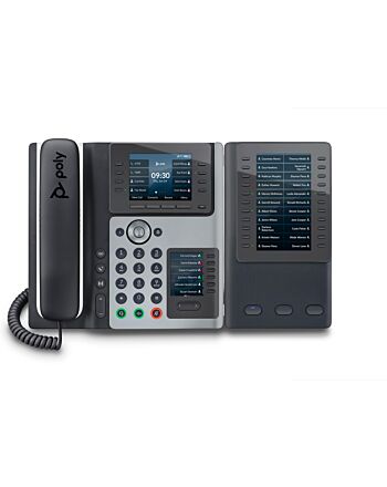 POLY Edge E450 IP Phone and PoE-enabled