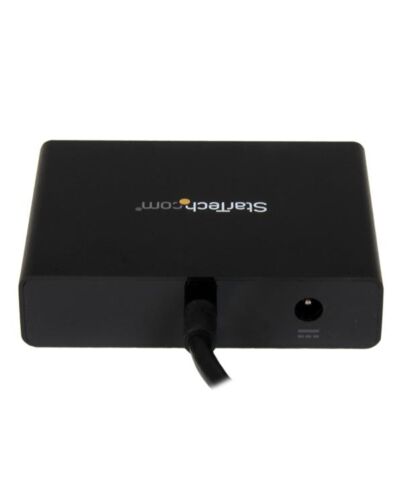 StarTech.com 3-Port Multi Monitor Adapter - DisplayPort 1.2 MST Hub to Dual 4K 30Hz & 1x 1080p - Video Splitter for Extended Desktop e on Windows PCs Only - DP to 3x DP Monitors MSTDP123DP
