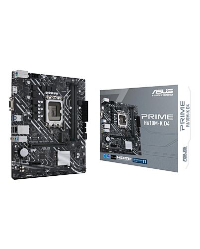 ASUS PRIME H610M-K D4 Intel H610 LGA 1700 micro ATX 90MB1A10-M0EAY0