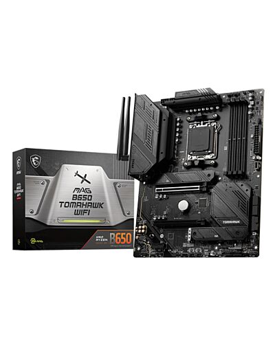 MSI MAG B650 Tomahawk WIFI AMD B650 Socket AM5 ATX MAG B650 TOMAHAWK WIFI