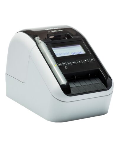 Brother QL-820NWBC label printer Direct thermal Colour 300 x 600 DPI 176 mm/sec Wired & Wireless Ethernet LAN DK Wi-Fi Bluetooth QL820NWBCZU1