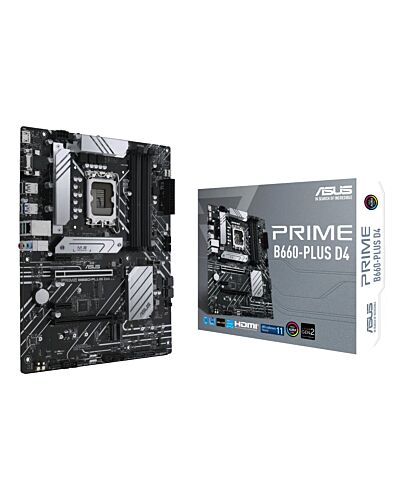 ASUS PRIME B660-PLUS D4 Intel B660 LGA 1700 ATX 90MB18X0-M1EAY0