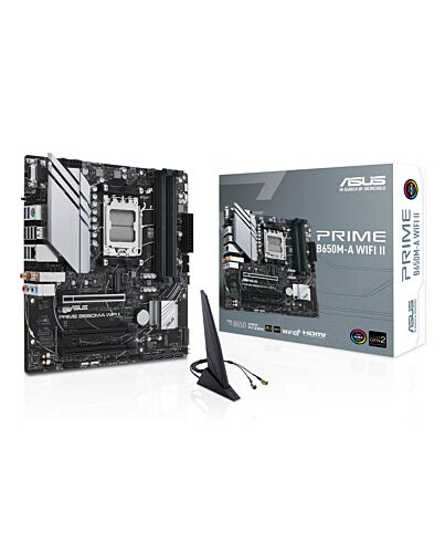 ASUS PRIME B650M-A WIFI II AMD B650 Socket AM5 micro ATX 90MB1EG0-M0EAY0