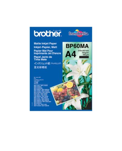 Brother BP-60MA printing paper A4 (210x297 mm) Matte 25 sheets White BP60MA