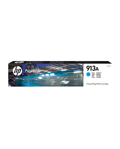 HP 913A Cyan Original PageWide Cartridge F6T77AE
