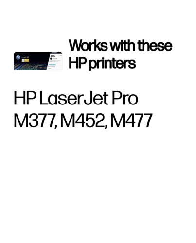 HP 410X High Yield Black Original LaserJet Toner Cartridge CF410X