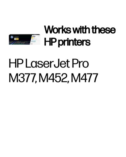HP 410A Yellow Original LaserJet Toner Cartridge CF412A