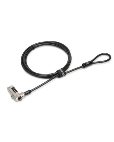 Kensington Slim N17 Combination Laptop Lock for Wedge-Shaped Slots K68008EU