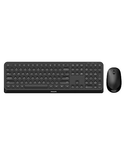 Philips 3000 series SPT6307B/39 keyboard Mouse included Home RF Wireless UK English Black SPT6307B/40