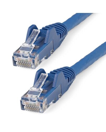 StarTech.com 10m CAT6 Ethernet Cable - LSZH (Low Smoke Zero Halogen) - 10 Gigabit 250Mhz 100W PoE RJ45 10GbE UTP Network Patch Cord Snagless with Strain Relief - Blue, CAT 6, ETL Verified, 24AWG N6LPATCH10MBL