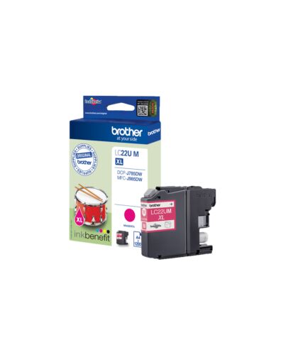 Brother LC22UM ink cartridge 1 pc(s) Original High (XL) Yield Magenta LC22UM