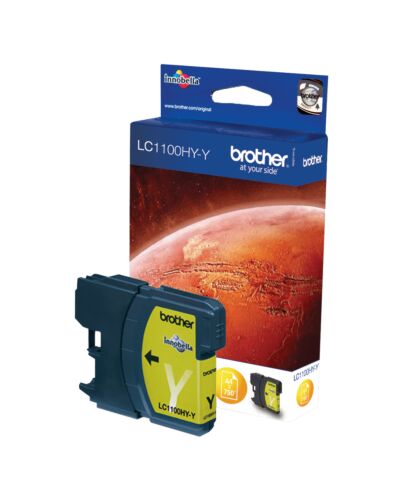 Brother LC1100HYY ink cartridge 1 pc(s) Original High (XL) Yield Yellow LC1100HYY