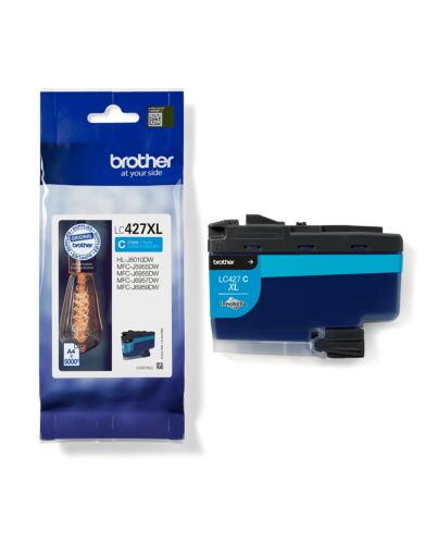 Brother LC-427XLC ink cartridge 1 pc(s) Original High (XL) Yield Cyan LC427XLC