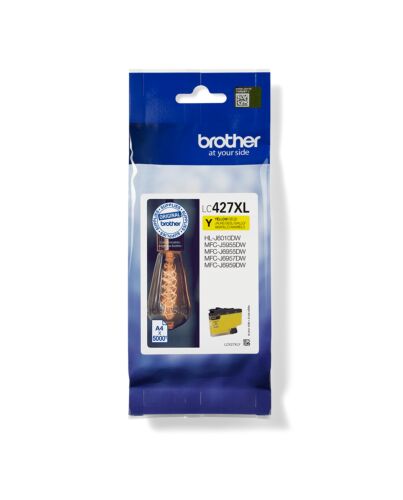 Brother LC-427XLY ink cartridge 1 pc(s) Original High (XL) Yield Yellow LC427XLY