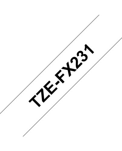 Brother TZE-FX231 label-making tape Black on white TZ TZEFX231