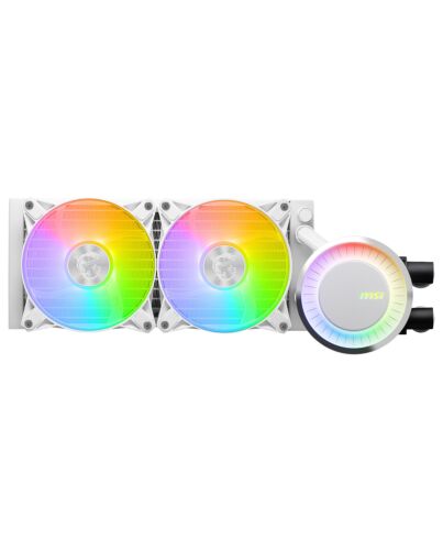 MSI MAG Coreliquid E240 WHITE Motherboard, Processor Liquid cooling kit 12 cm MAG CORELIQUID E240 WHITE