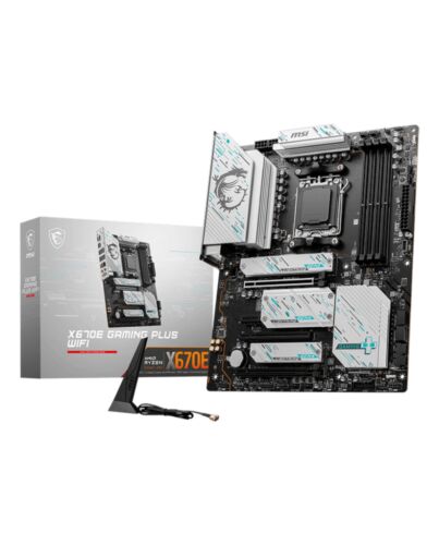 MSI X670E GAMING PLUS WIFI motherboard AMD X670 Socket AM5 ATX X670E GAMING PLUS WIFI