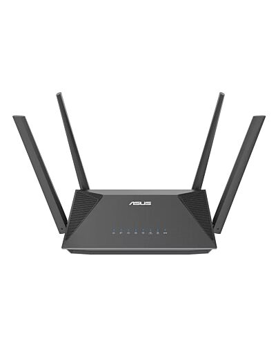 ASUS RT-AX52 wireless router Gigabit Ethernet Dual-band (2.4 GHz / 5 GHz) Black 90IG08T0-MU2H00