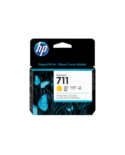 HP 711 29-ml Yellow DesignJet Ink Cartridge CZ132A