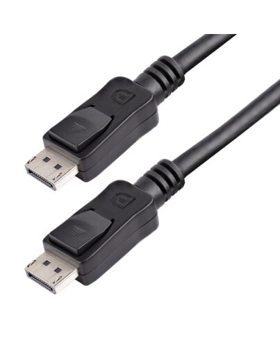 StarTech.com 6ft (2m) DisplayPort 1.2 Cable - 4K x 2K Ultra HD VESA  DisplayPort Cable - DP to DP Cable for Monitor - DP Video/Display Cord - Latching DP Connectors DISPLPORT6L
