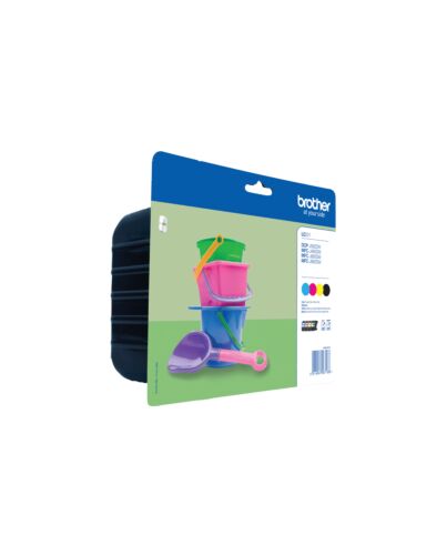 Brother LC-221 ink cartridge 4 pc(s) Original Standard Yield Black, Cyan, Magenta, Yellow LC221VALBP