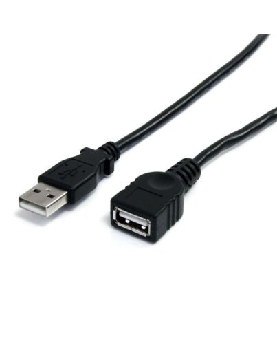 StarTech.com 3 ft Black USB 2.0 Extension Cable A to A - M/F USBEXTAA3BK