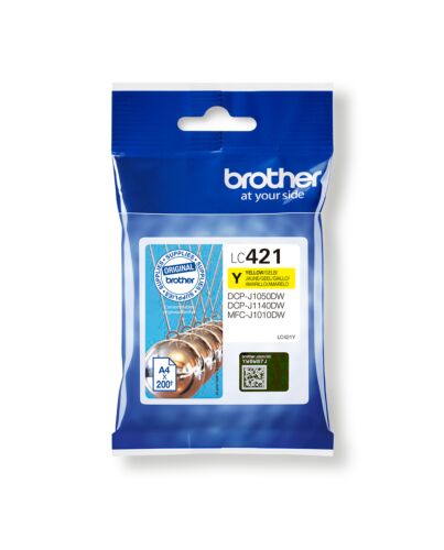 Brother LC-421Y ink cartridge 1 pc(s) Original Yellow LC421Y