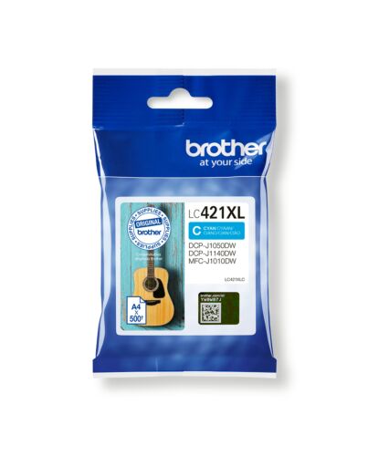 Brother LC-421XLC ink cartridge 1 pc(s) Original High (XL) Yield Cyan LC421XLC
