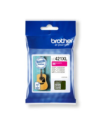 Brother LC-421XLM ink cartridge 1 pc(s) Original High (XL) Yield Magenta LC421XLM