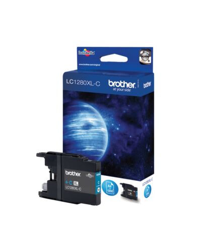 Brother LC1280XLC ink cartridge 1 pc(s) Original High (XL) Yield Cyan LC1280XLC