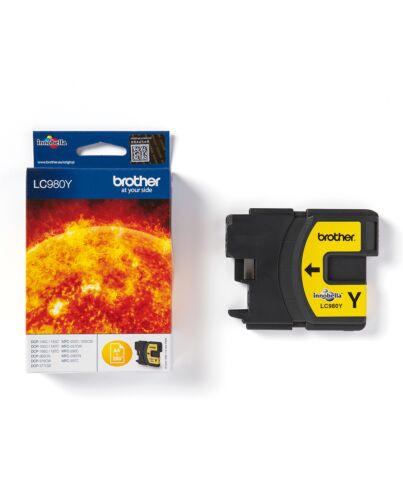 Brother LC980Y ink cartridge 1 pc(s) Original Yellow LC980Y
