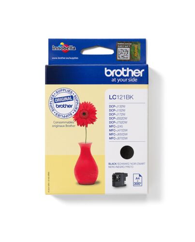 Brother LC121BK ink cartridge 1 pc(s) Original Black LC121BK
