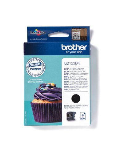 Brother LC123BK ink cartridge 1 pc(s) Original Black LC123BK