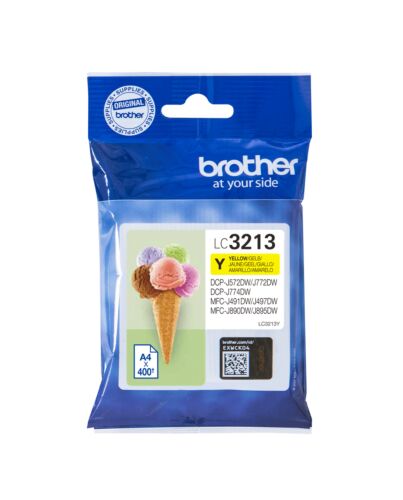 Brother LC3213Y ink cartridge 1 pc(s) Original High (XL) Yield Yellow LC3213Y
