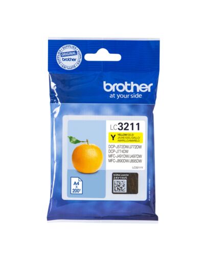 Brother LC3211Y ink cartridge 1 pc(s) Original Standard Yield Yellow LC3211Y