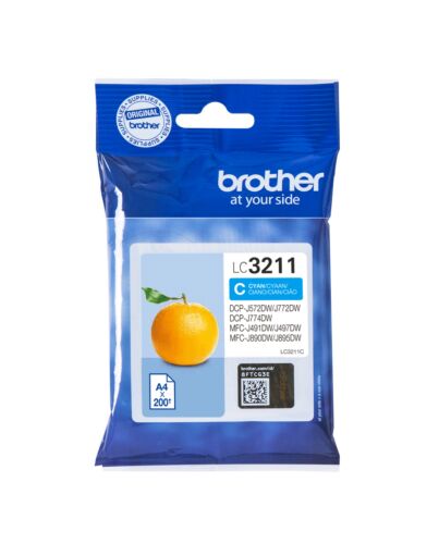 Brother LC3211C ink cartridge 1 pc(s) Original Standard Yield Cyan LC3211C