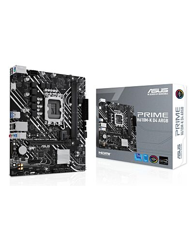 ASUS PRIME H610M-K D4 ARGB Intel H610 LGA 1700 micro ATX 90MB1HN0-M0EAY0