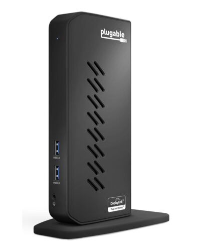 Plugable Technologies UD-3900Z Docking USB 3.2 Gen 1 (3.1 Gen 1) Type-C Black UD-3900Z-EUA