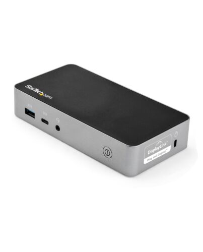 StarTech.com USB-C Dock - Dual Monitor 1080p HDMI Laptop Docking Station - 65W Power Delivery - 1x USB-C, 3x USB-A, Ethernet - Dual Video Display USB 3.1 Gen 1 Type-C Dock - Mac & Windows DK30CHHPDUK