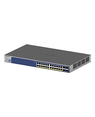 NETGEAR 28-Port PoE Gigabit/10G Stackable Smart Switch (GS728TXP) GS728TXP-300EUS