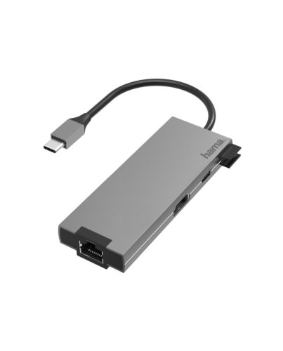 Hama 00200109 laptop dock/port tor USB 3.2 Gen 1 (3.1 Gen 1) Type-C Grey 00200109