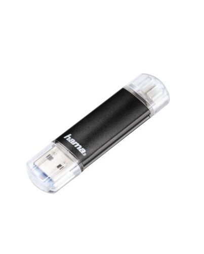 Hama Laeta Twin, 64GB USB flash drive USB Type-A / Micro-USB 3.2 Gen 1 (3.1 Gen 1) Black 00124000